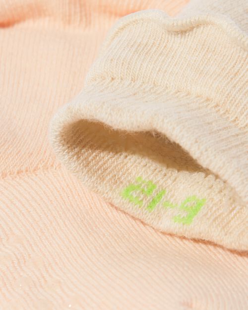 chaussettes bébé en tissu éponge avec volants - 2 paires beige