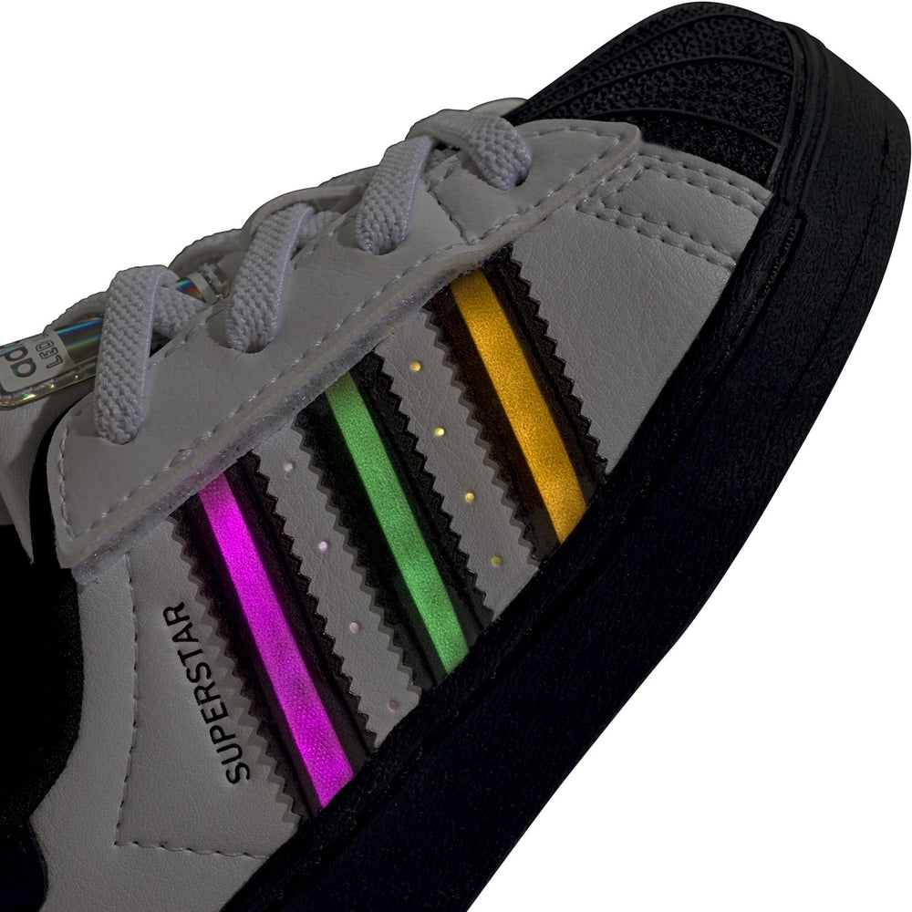 Køb adidas Originals Ftwr White/Core Black/Ftwr White Superstar Led Lights Cf El I Sneakers