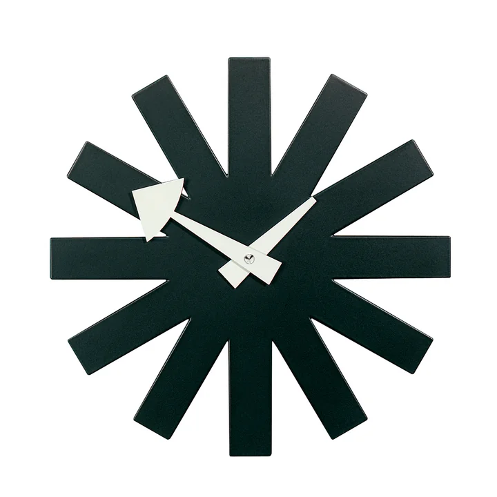 Vitra - Asterisk Clock, schwarz