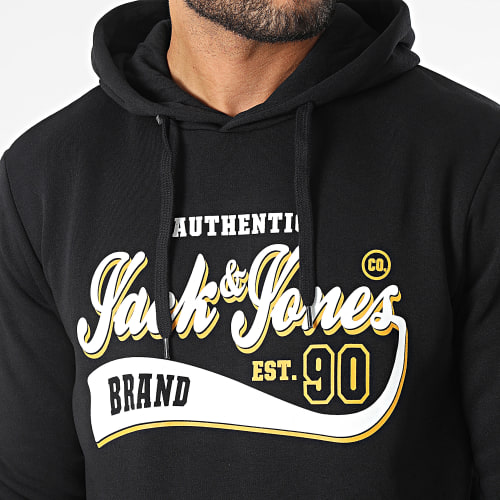 Sweat Capuche Logo Noir