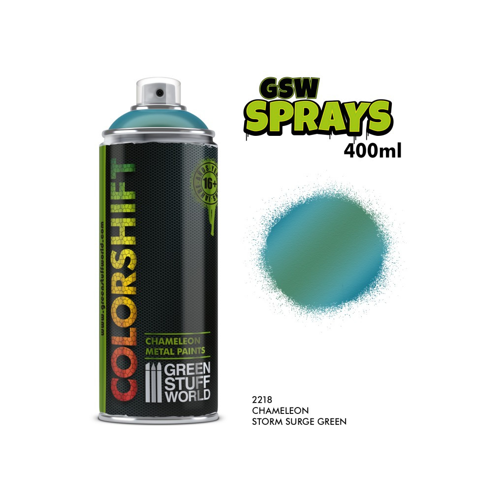 Sous-Couche Green Stuff World - Cameléon : Storm Surge Green