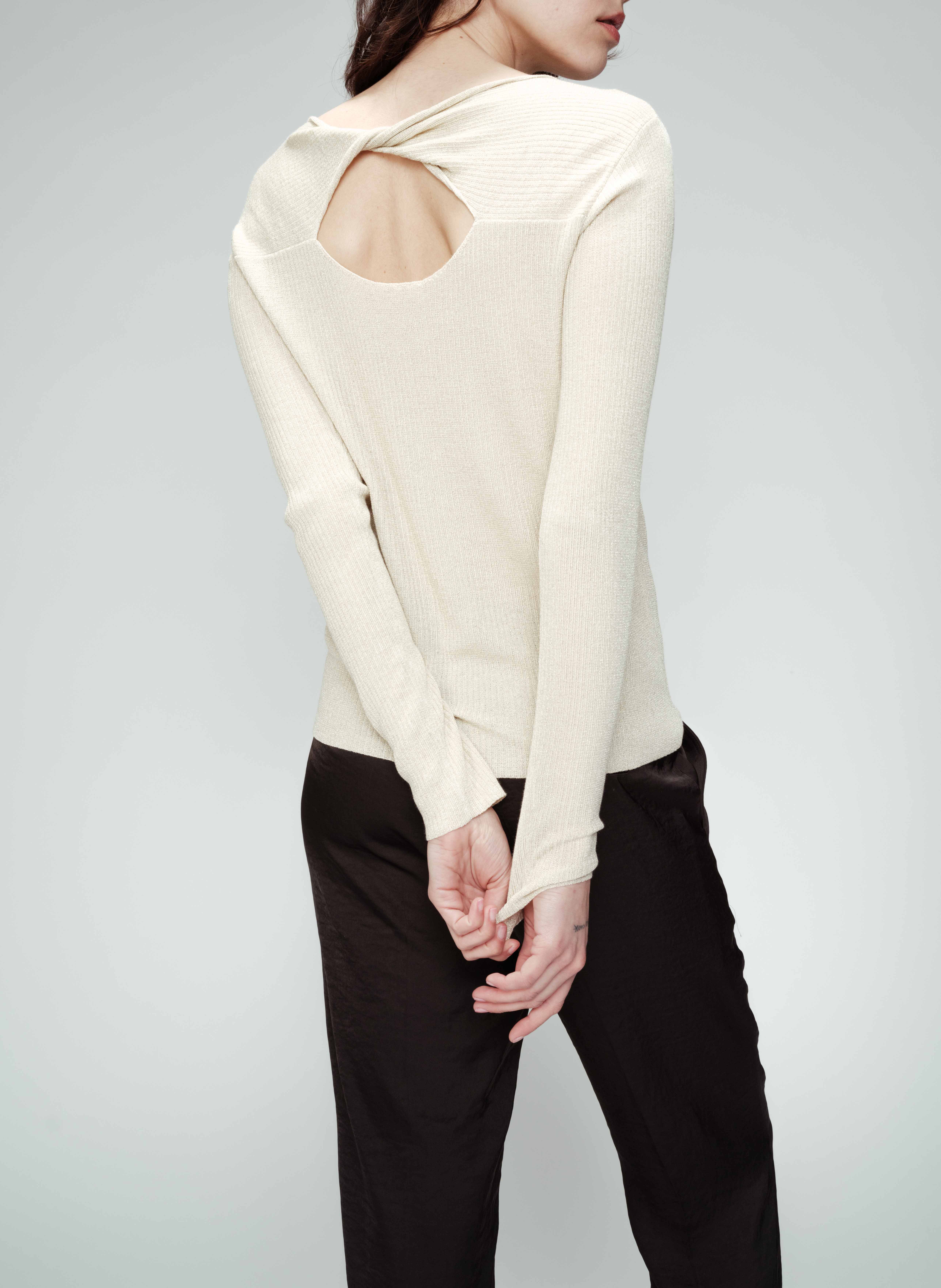 OLGA - Pull col rond| Doré