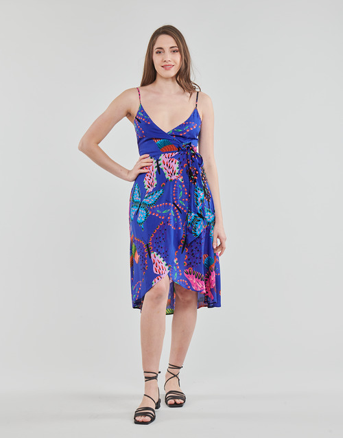 Desigual - VEST_ALANA - Bleu / Multicolore