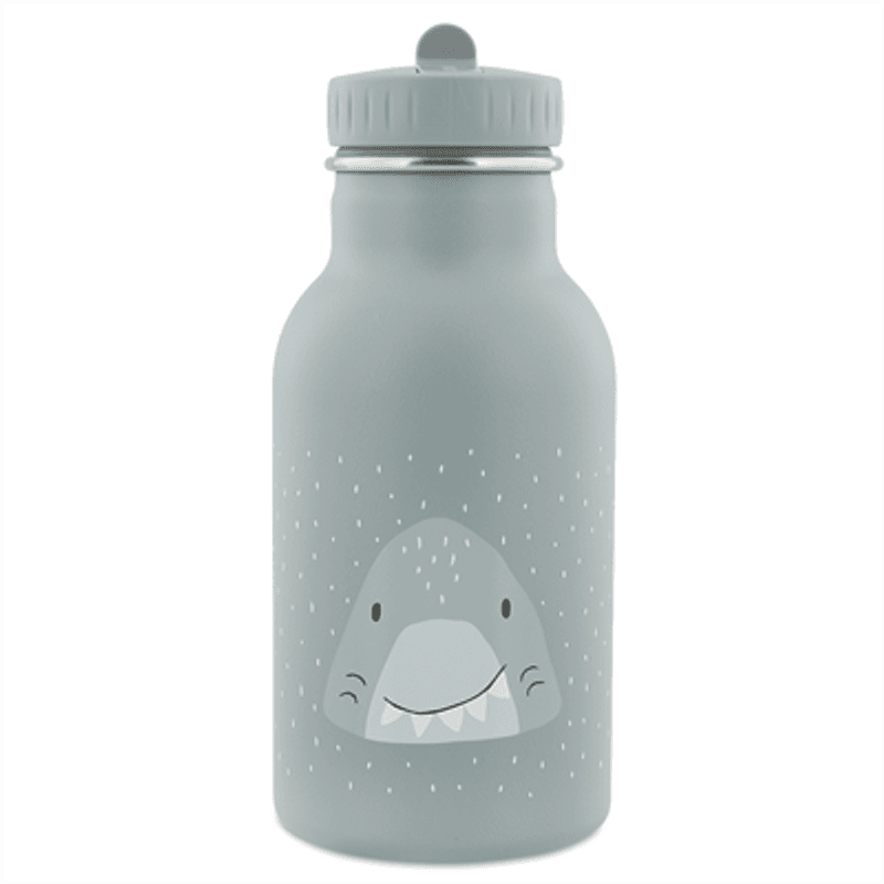 Trixie Grå Isolert Drikkeflaske med Hai, 350 ml.