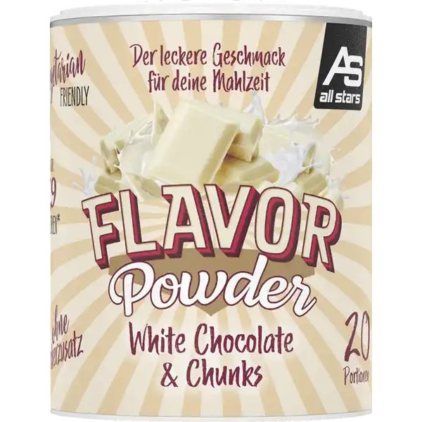 Flavor Powder White Chocolate & Chunks