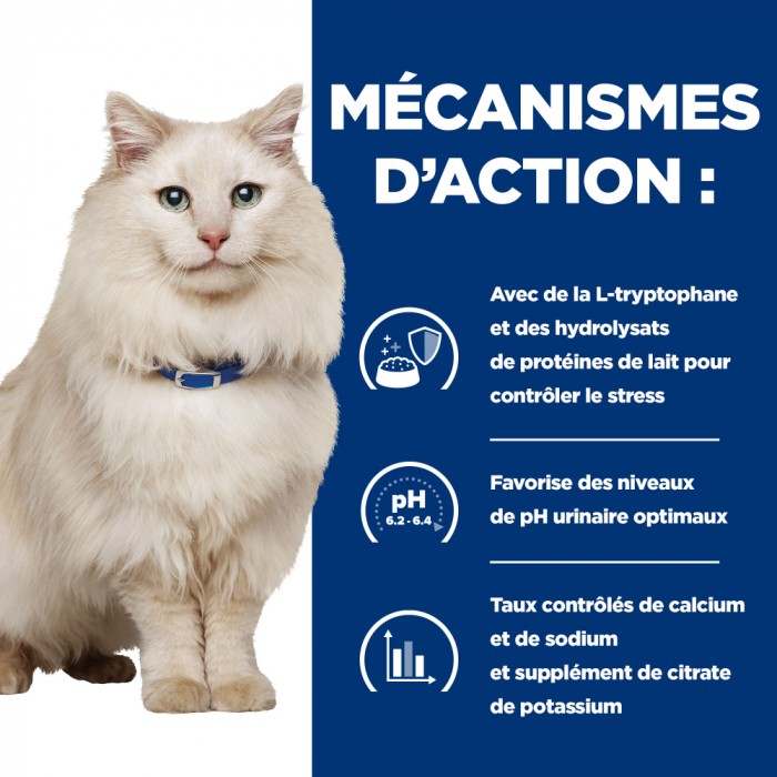 HILL'S Prescription Diet c/d Urinary Care Multicare Stress en Mijotés au Poulet - Pâtée pour chat