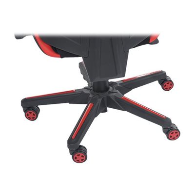 Fauteuil gamer ONLINE - accoudoirs réglables - enceintes intégrées - noir et rouge
