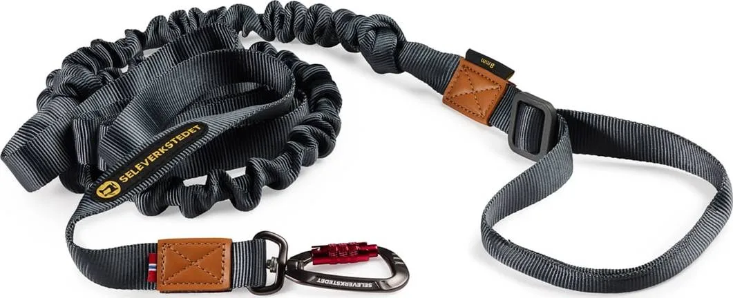 Seleverkstedet Seleverkstedet Rush joring line (10mm) Grå/brun