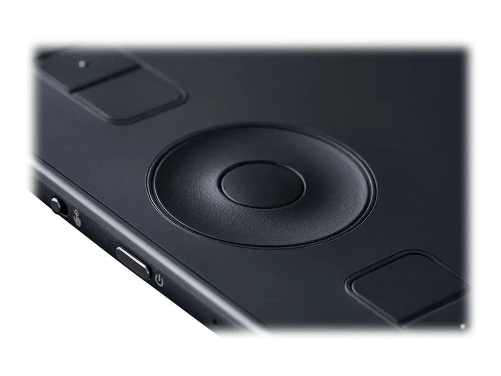 Wacom Intuos Pro Large - Digitizer - højre- og venstrehåndet - 43 cm x 28.7 cm x 0.8 cm - multi-touch - elektromagnetisk - 8 knapper - trådløs, kabling - USB, Bluetooth - sort