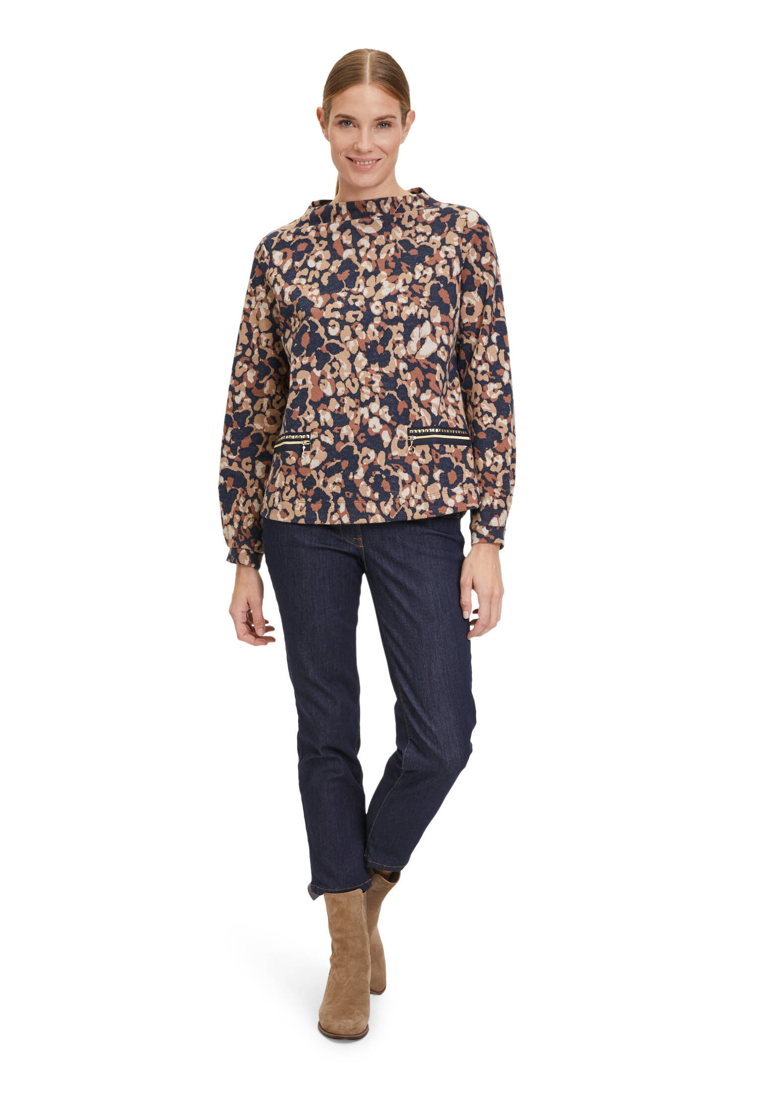 Betty Barclay| Damen Sweatshirt mit Kragen