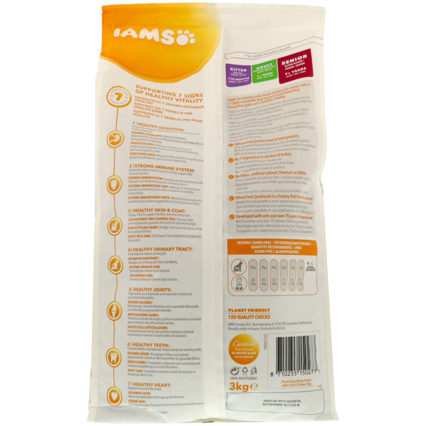 Iams for Vitality Senior Chicken