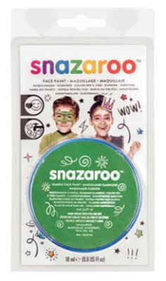 Snazaroo - Ansigtsmaling - Grøn - 18 ML