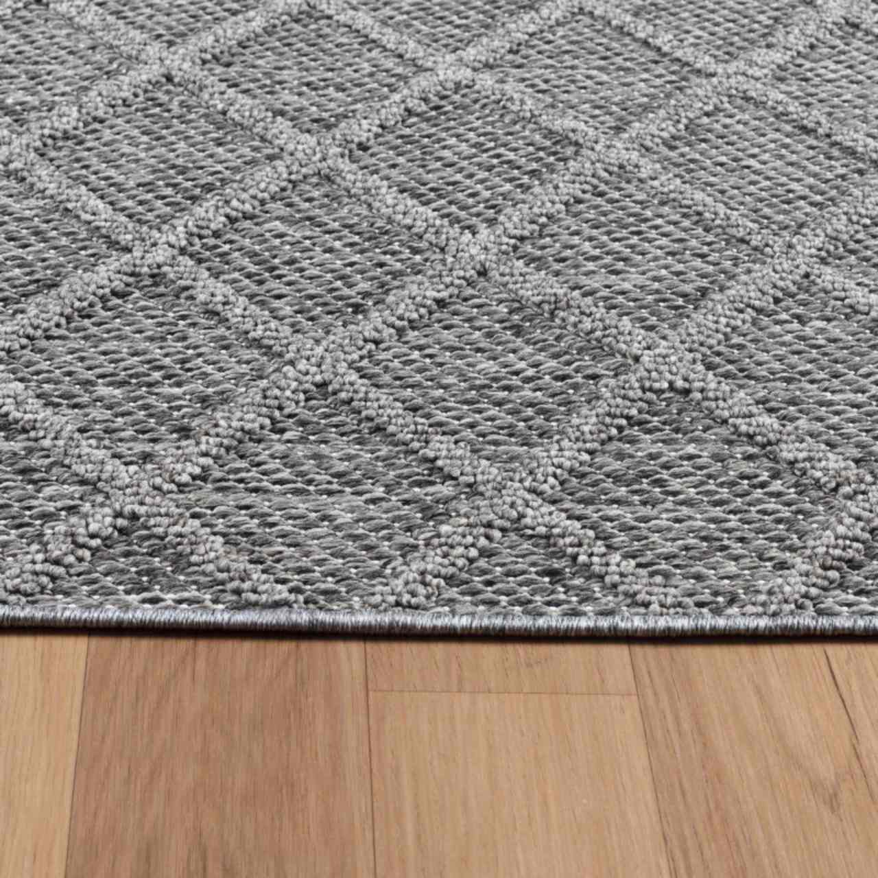 In & Outdoor Teppich, Waschbarer, Wetterfest, Balkon, Terrasse, Garten