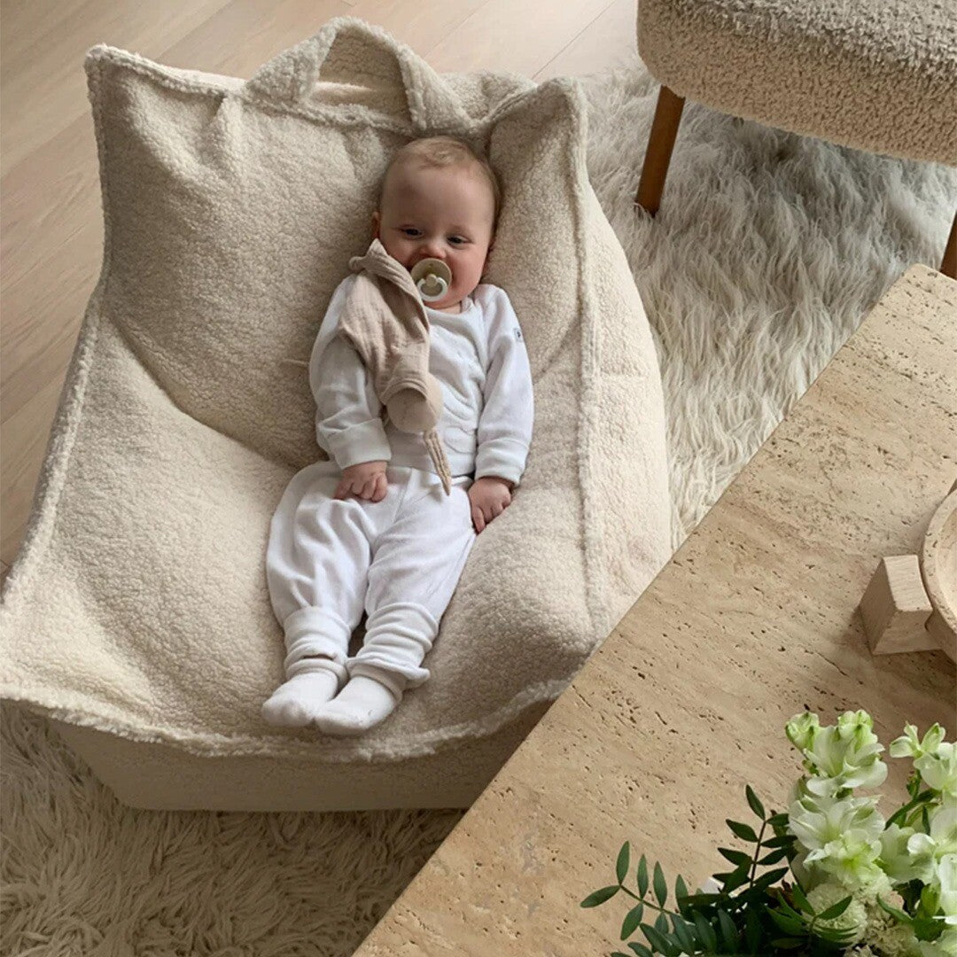 Wigiwama zitzak stoel - cream white