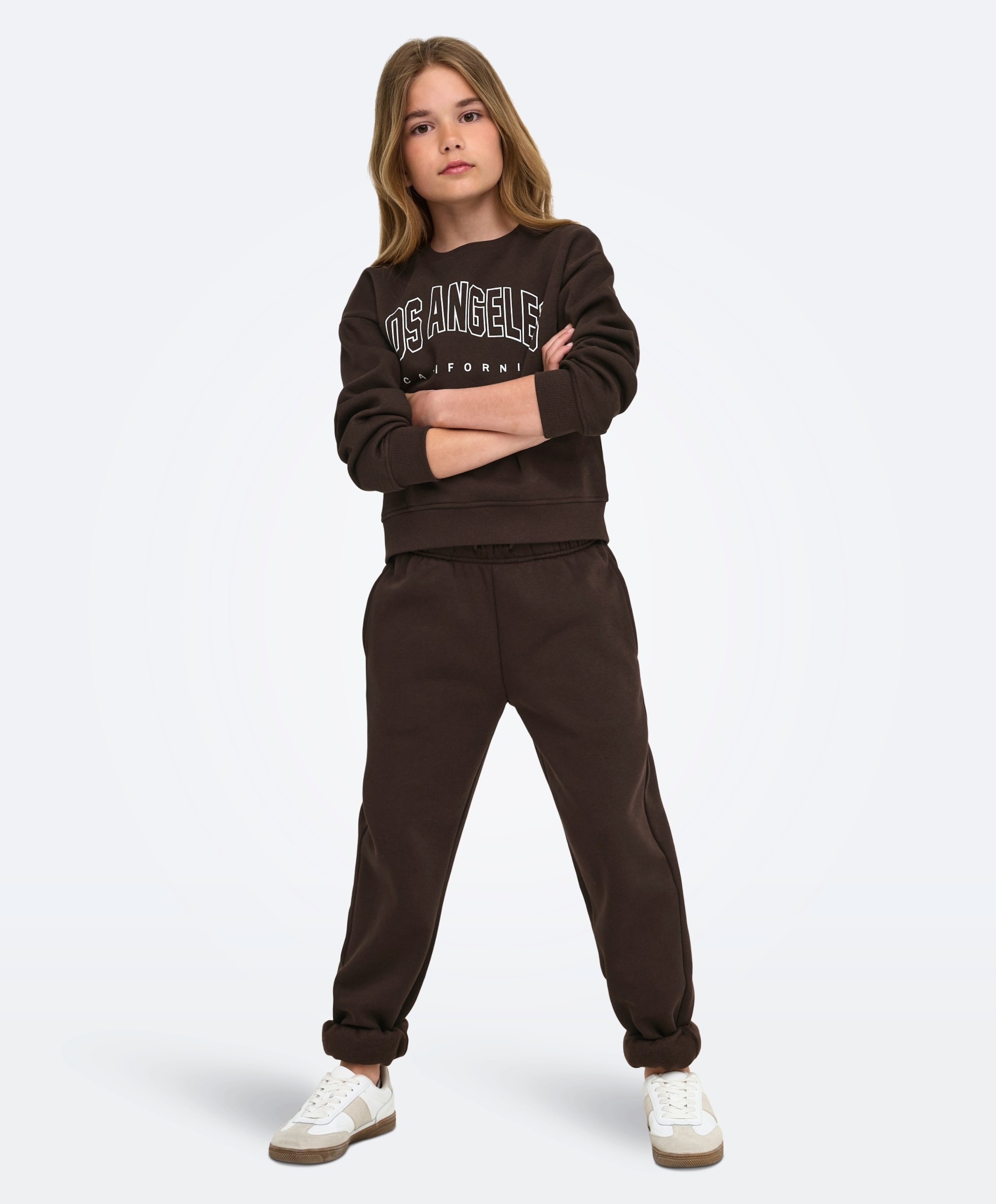 Only Meisjes sweater bruin