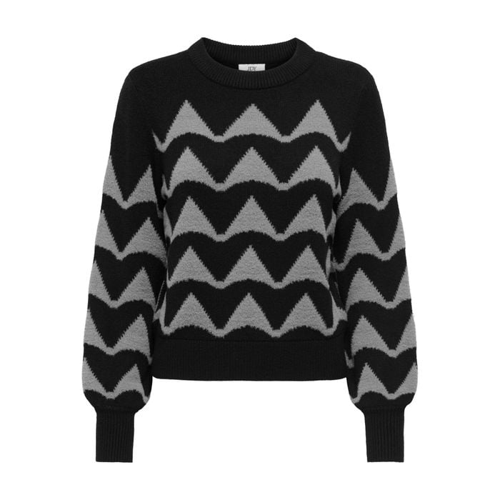 JDY Tina Jacquard Knitted Sweater Dames