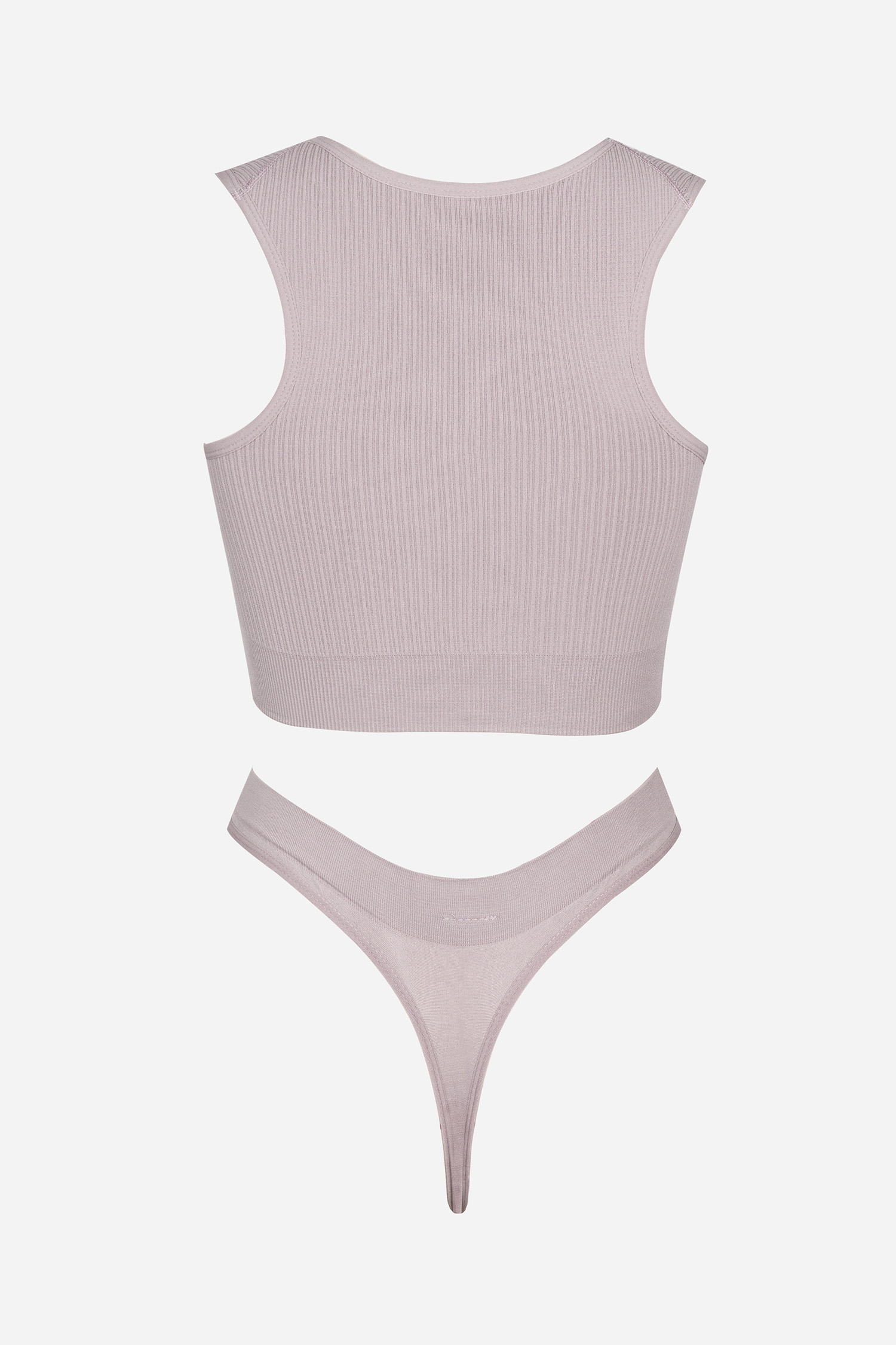 Sous-vêtement avec taille standard en tricot côtelé
