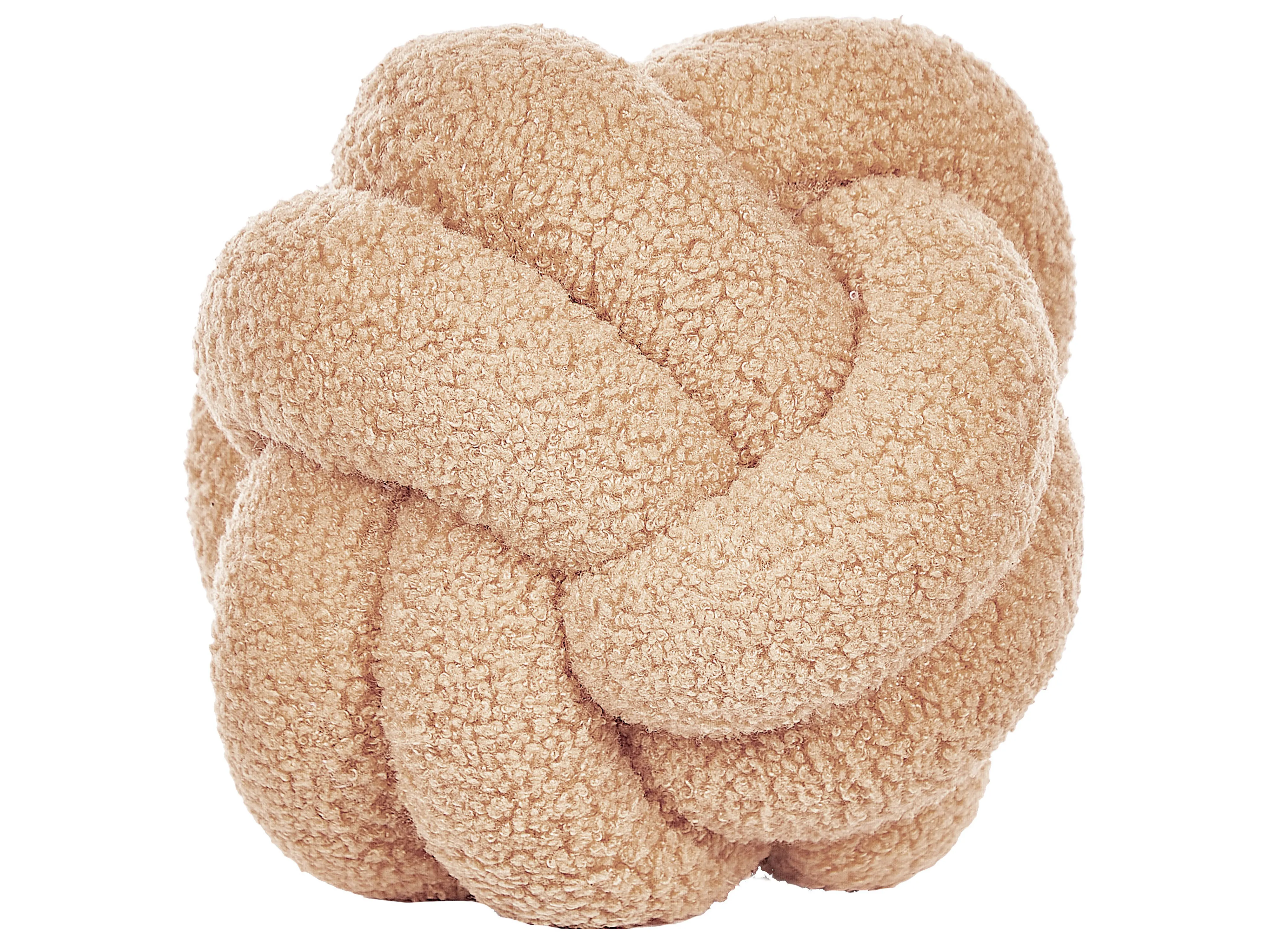 Sierkussen MALNI Bouclé 19 x 19 cm Zandbeige effen