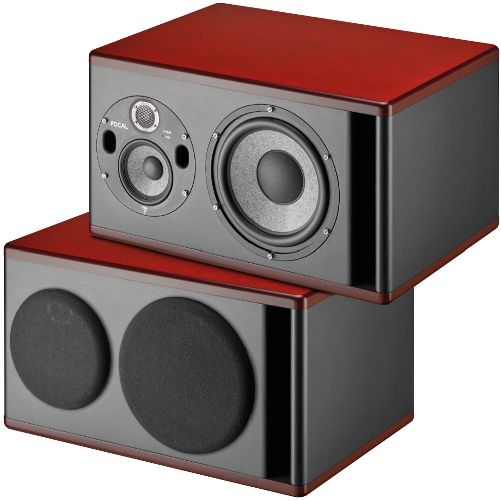 Focal Trio 11 Be Red Burr Ash actieve 3-weg studiomonitor (per stuk)