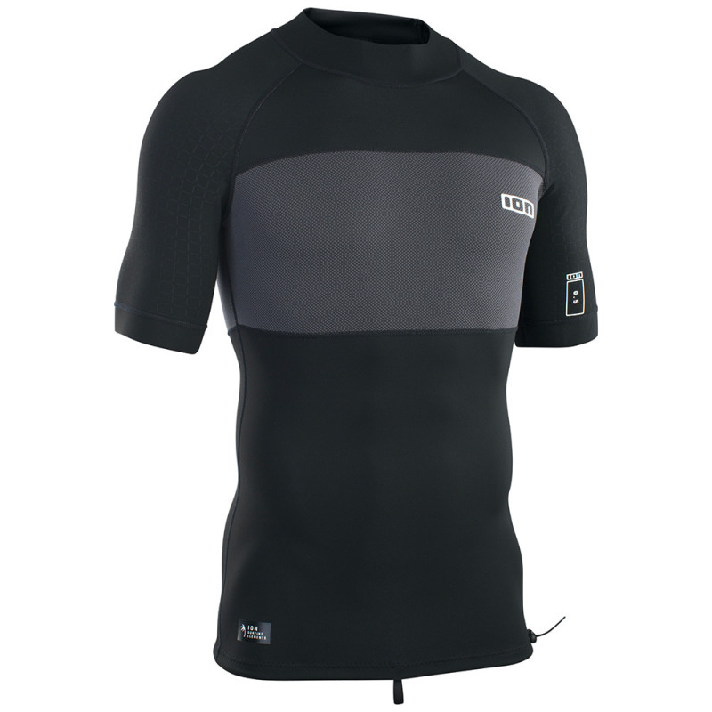 TOP NÉOPRENE ION 0.5MM MANCHES COURTES NOIR