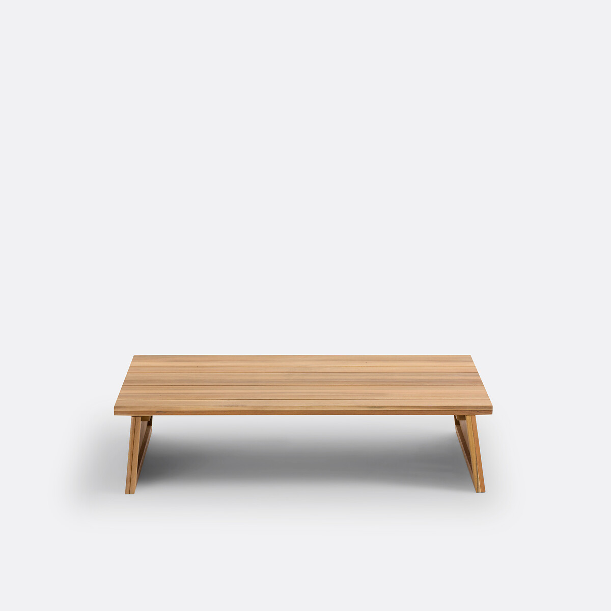 LA REDOUTE INTERIORS<br>Mesa baixa para exterior, mogno, Brut