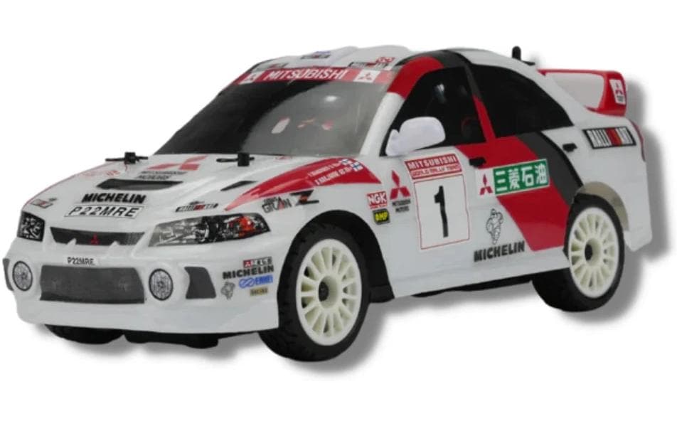 Rally GT24 Mitsubishi Evo 4 x 4 WRC RTR, 1:24<br>Kompakter 1:24 RC-Rallyflitzer mit Brushless-Motor