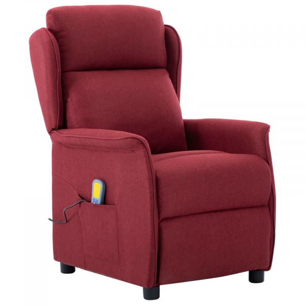 vidaXL Cadeira de Massagem Vermelha - 2053406715