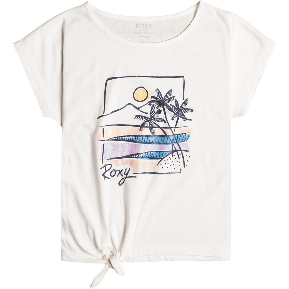Roxy Pura Playa T-Shirt Mädchen snow white