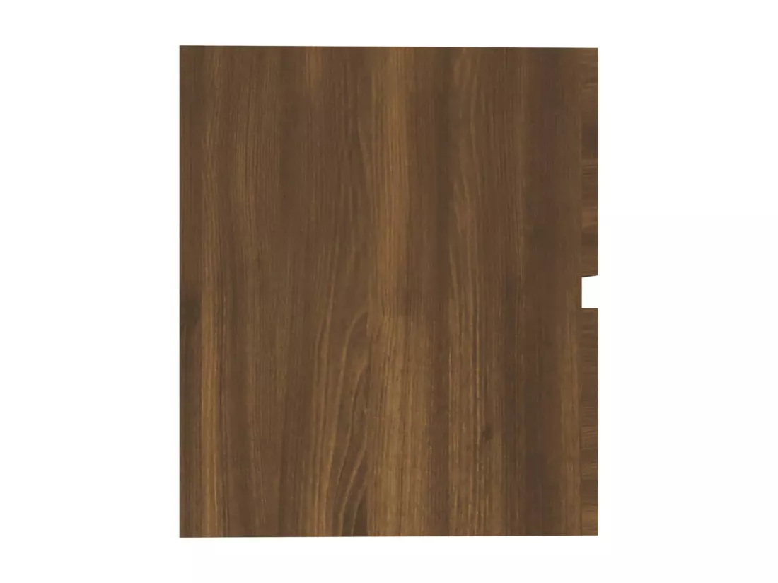 Armoire d'évier Chêne marron 60x38,5x45 cm Bois d'ingénierie