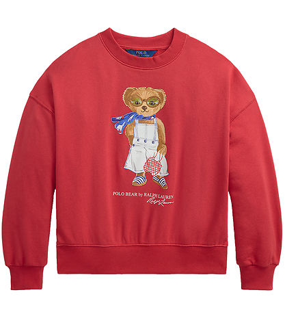Polo Ralph Lauren Sweatshirt - Rot m. Kuscheltier
