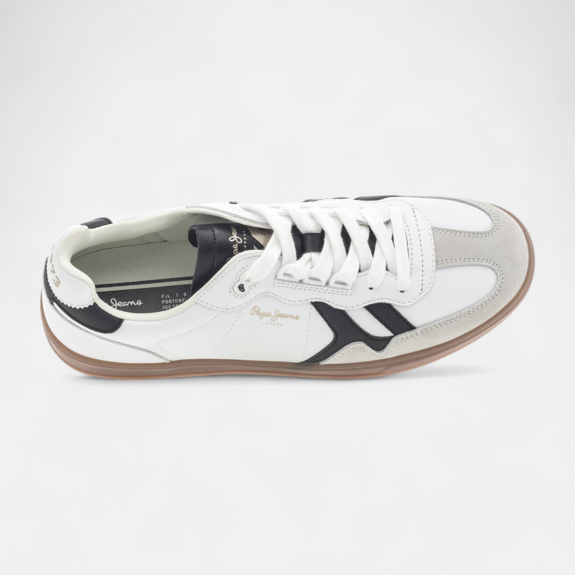 Baskets Homme en cuir blanc