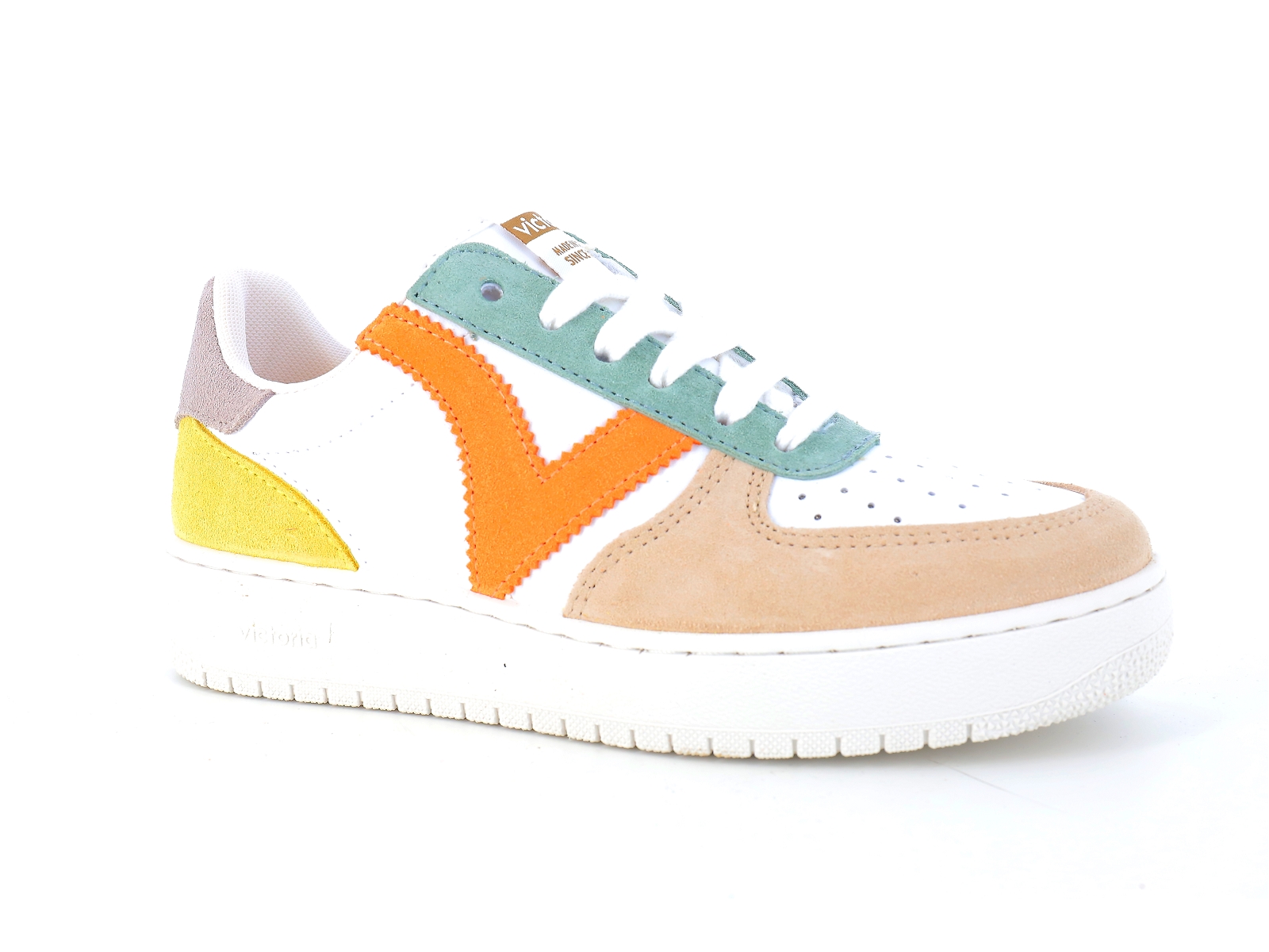 Victoria-1258214 Matières combinées Beige