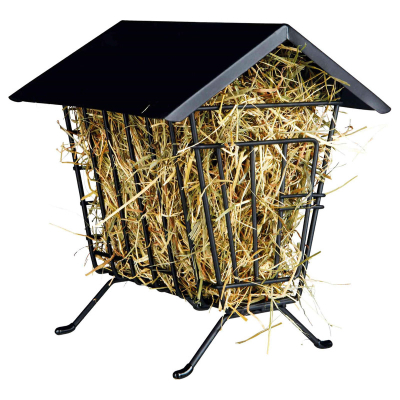 Trixie Heuraufe mit Dach Metall 20x23x20cm