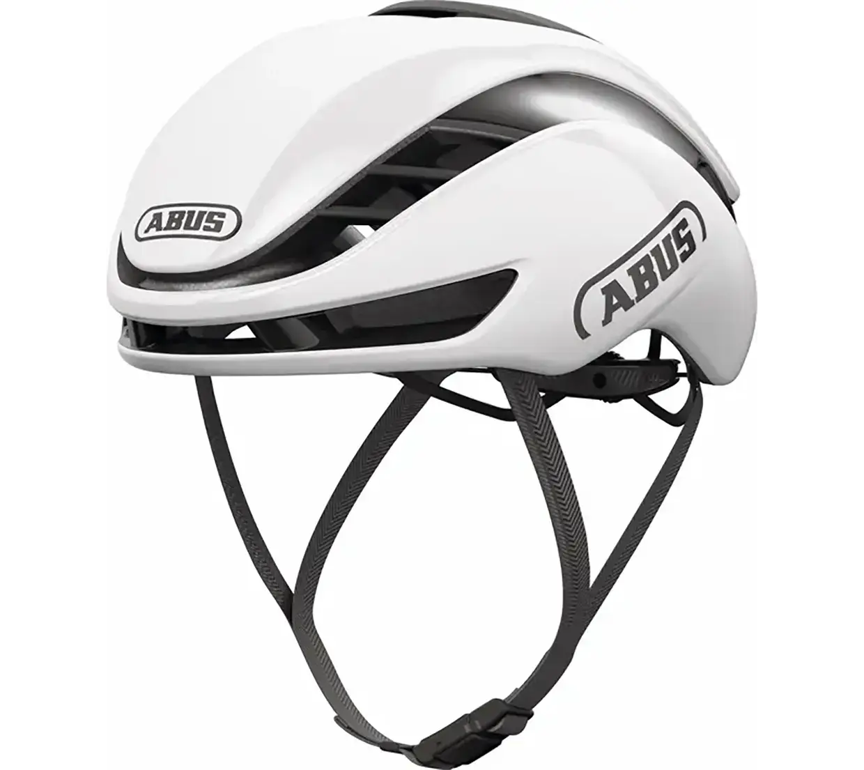 Abus Gamechanger 2.0 MIPS Race Fietshelm Shiny Wit