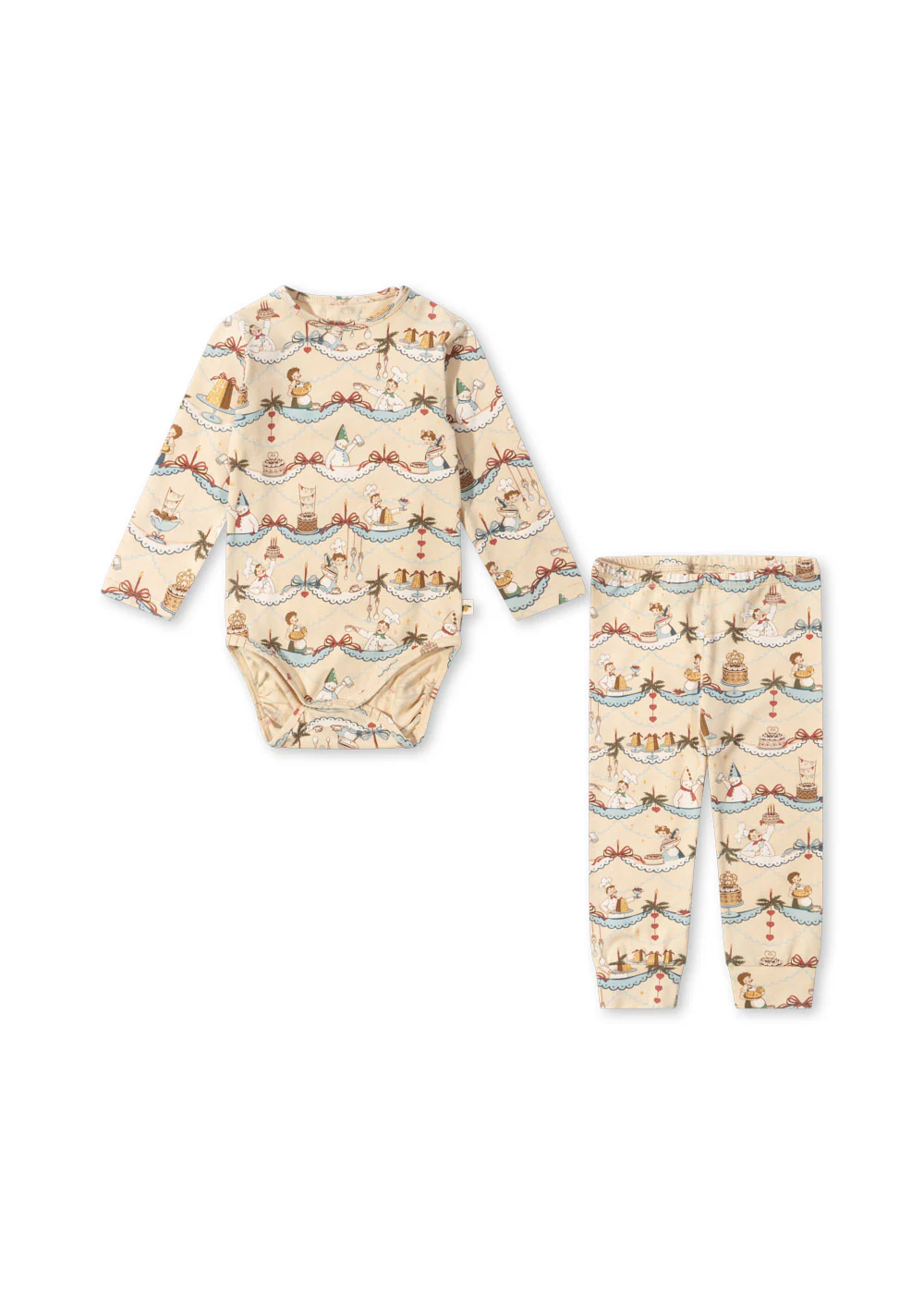 Basic body sæt - sugar pie - 12M
