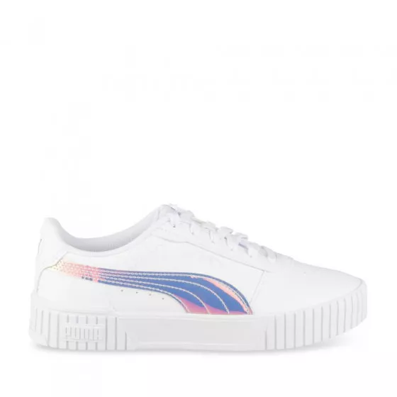 Baskets BLANC PUMA Carina 2.0 Holo JR