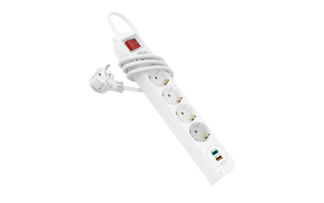 Hama Steckdosenleiste 5 fach mit USB-C / USB-A Buchse / Power Delievery / Quick Charge