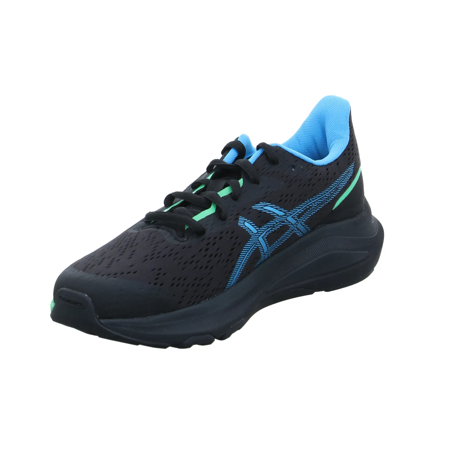 ASICS Kinder Sportschuh Schwarz Synthetik