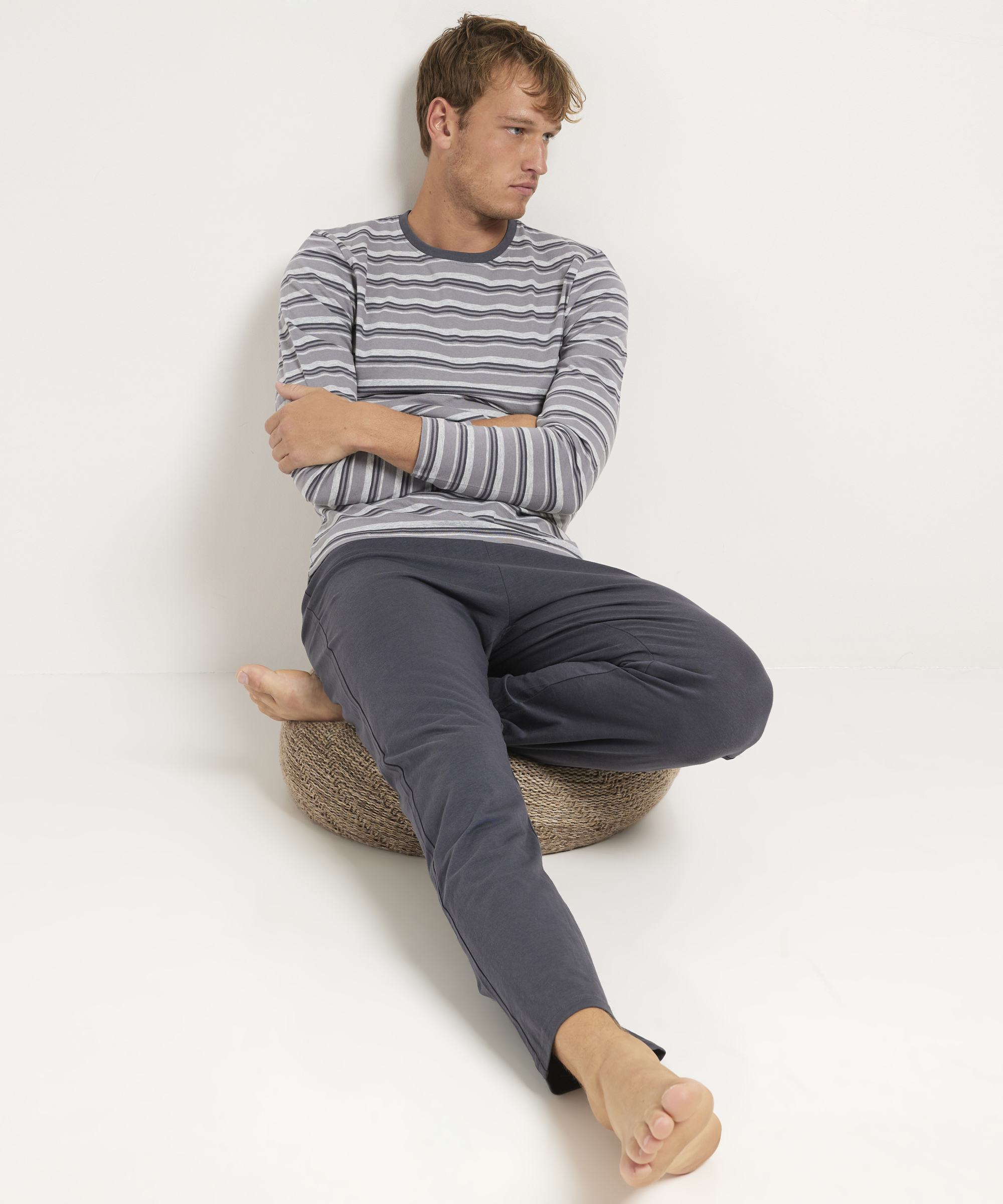 pyjama set: streep   uni