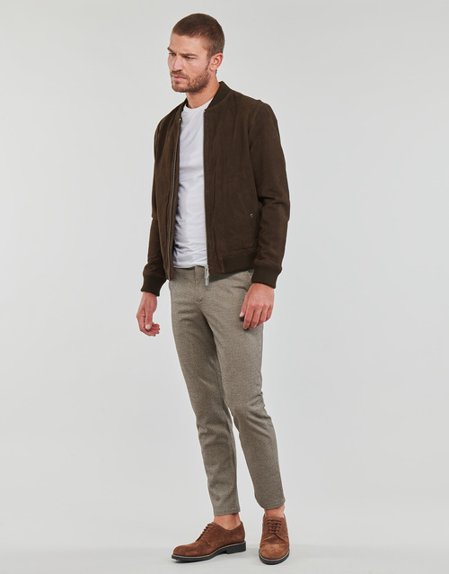 Selected - SLHSLIM-ROBERT FLEX BRU DSN 175 PANTS B - Beige