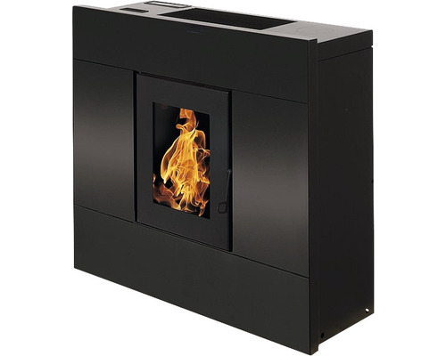 Natalia pelletkachel, staal, zwart, 8 kW