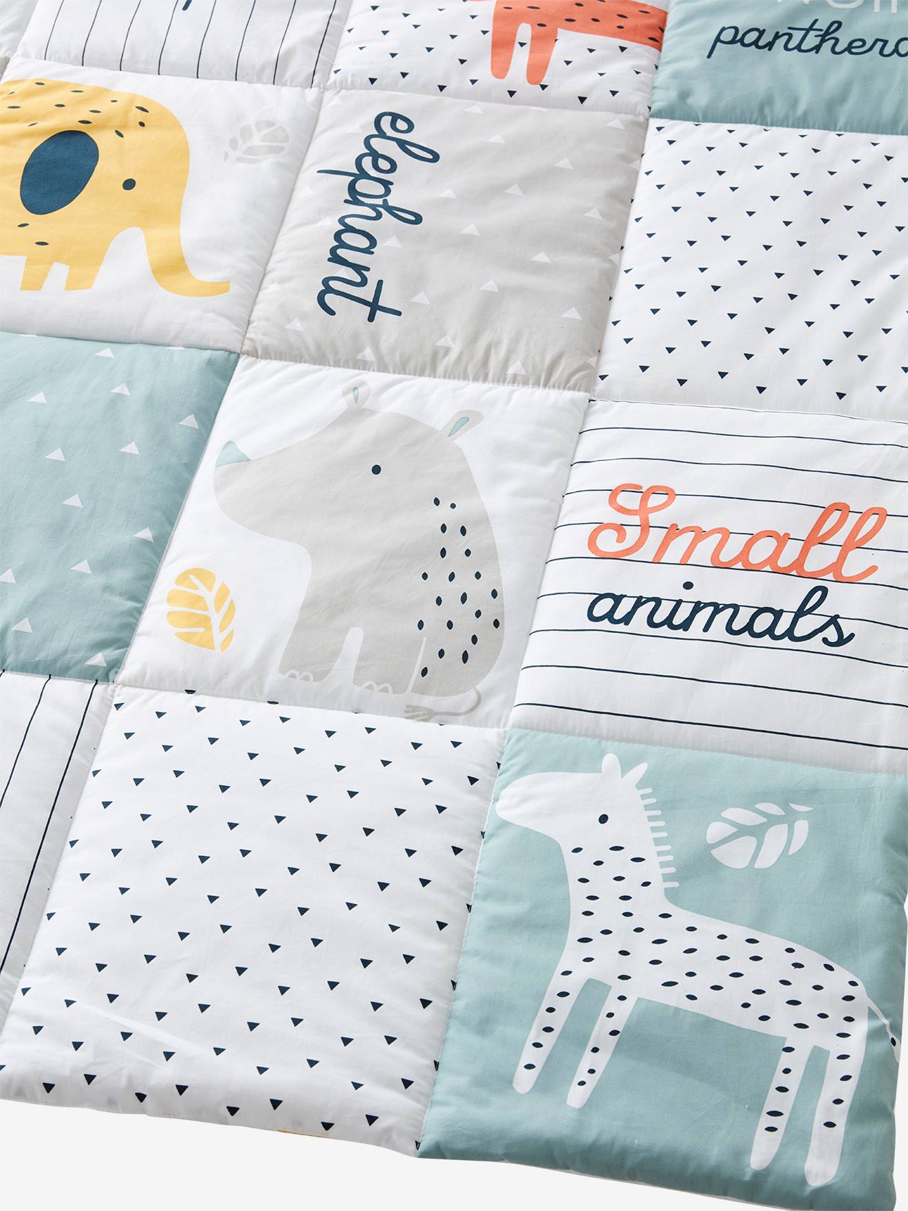 Tapete de atividades Jungle Baby, branco claro bicolor/multicolorido