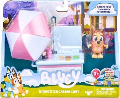 Bluey Iskremvogn Lekesett med Bingo-figur