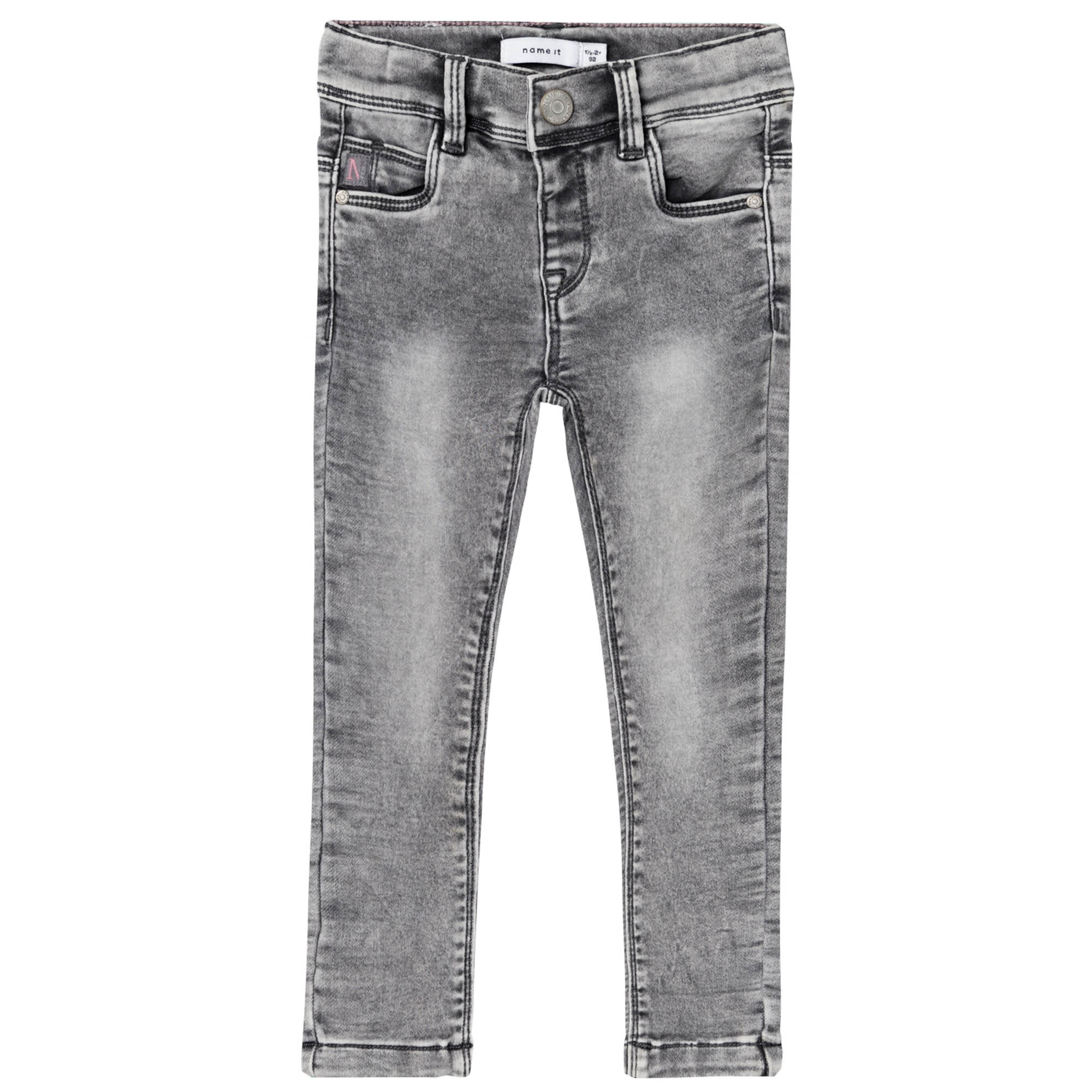Name it peuter jeans  effen grijs