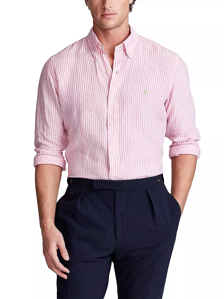 POLO RALPH LAUREN Leinenhemd rosa