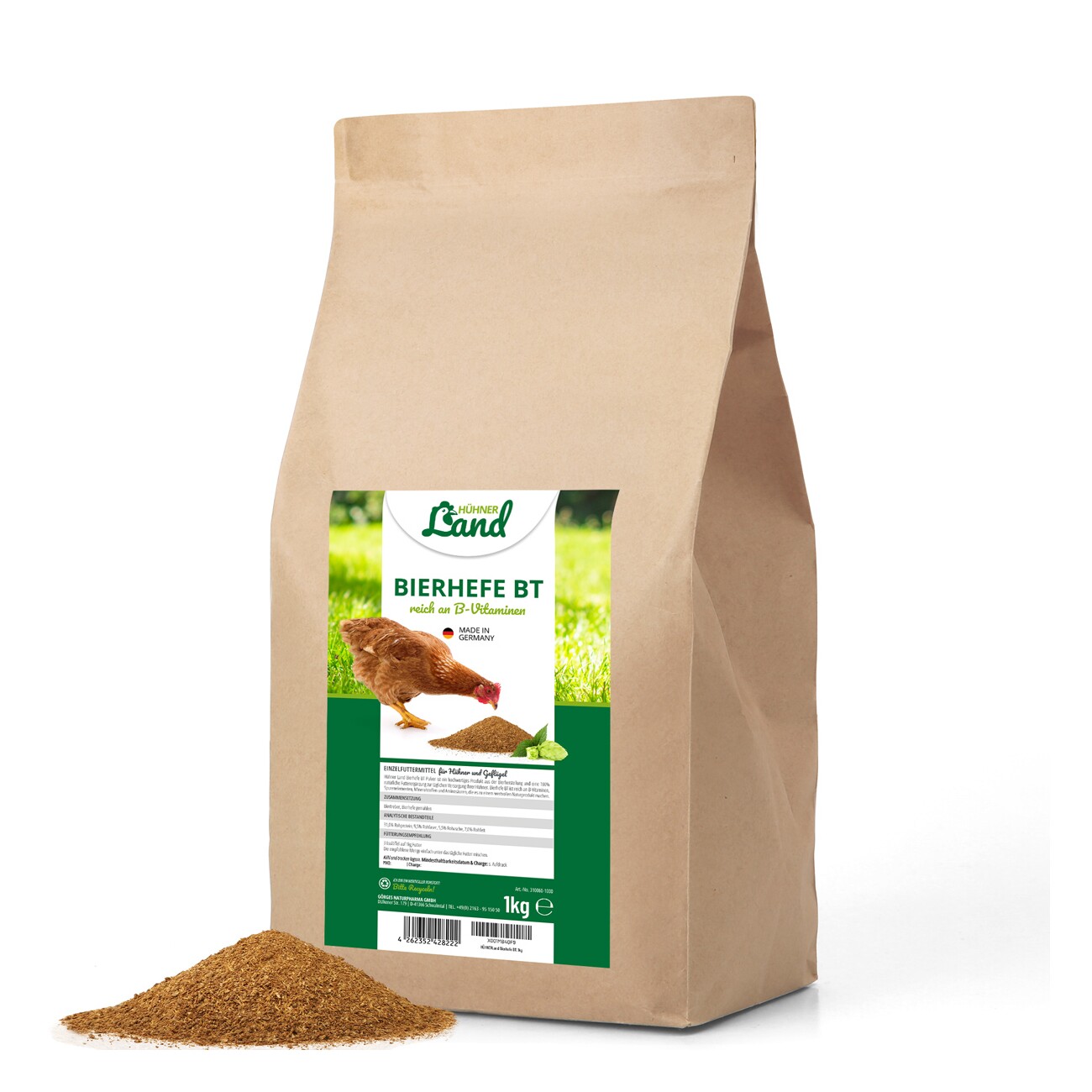 HÜHNER Land Bierhefe BT 1kg
