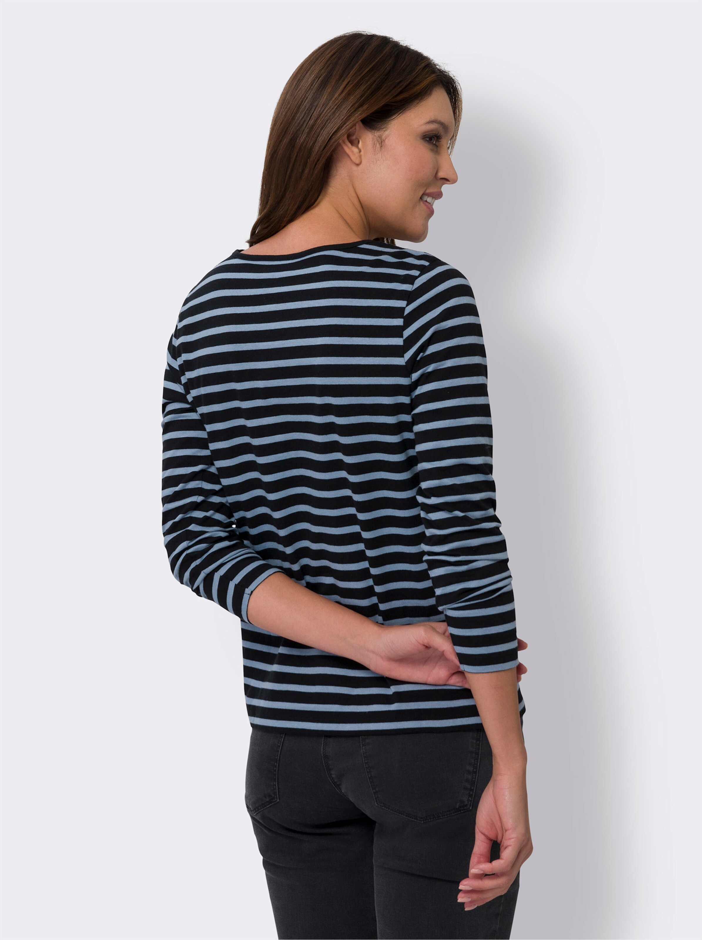 Ringelshirt mit langen Ärmeln