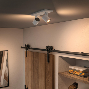 Philips Hue opbouwspot Runner wit - warm tot koelwit licht 4.2W - 2 spots met dimmer switch