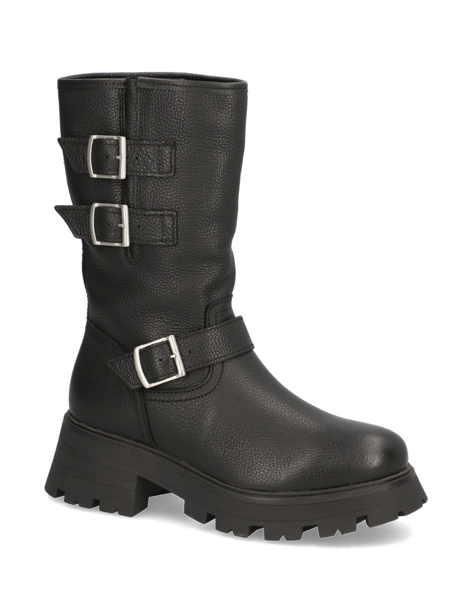 Glattleder Stiefel