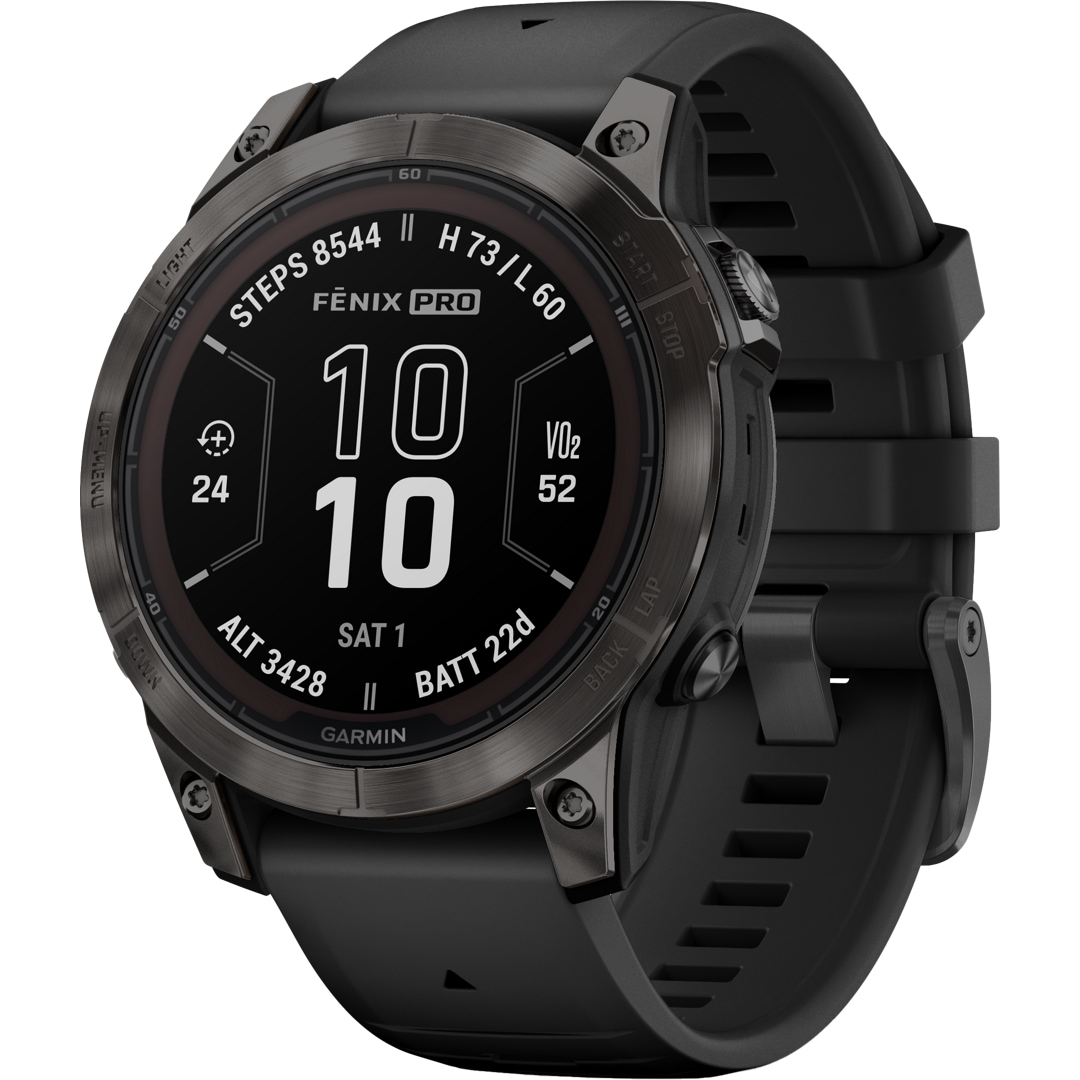 Garmin Fenix 7 Pro Sapphire Solar Schwarz